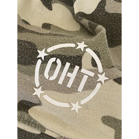 Virginia Tech Hokies Beige Tan Camo L/S T-Shirt Men's Size 2XL NCAA Colosseum - Picture 7 of 8